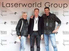 LPS Lasersysteme gehört ab sofort zur Laserworld Group Martina Ruff, Martin Werner und Siggi Ruff (von links, Foto: Laserworld)