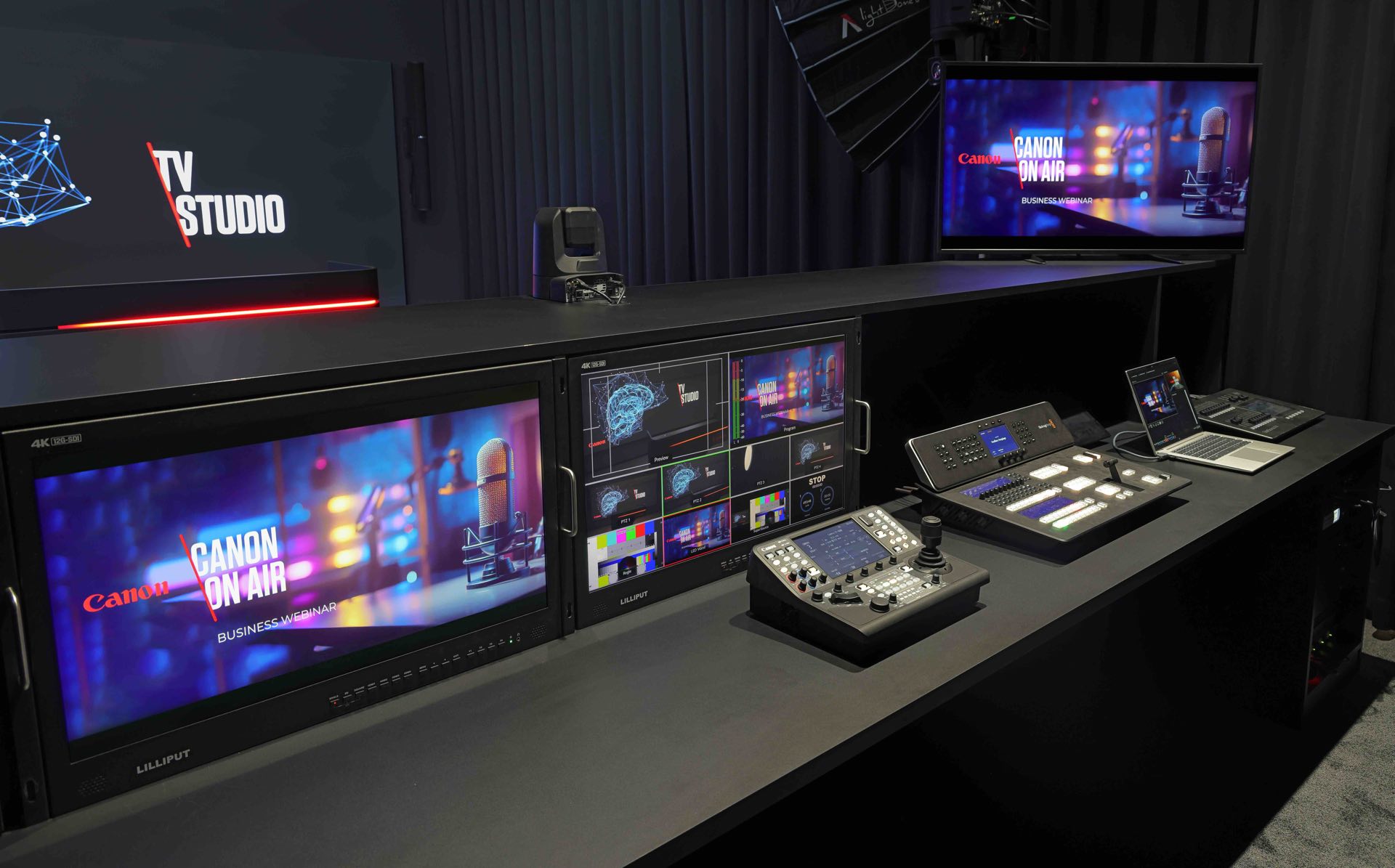 2. Das TV-Studio des Canon Experience Centers, ©Canon Deutschland