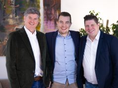 Thum + Mahr wird zu Broadcast Solutions Connect Martin Schwöri, Maximilian Breder und Bernhard Steinhoff (von links, Foto: Broadcast Solutions)