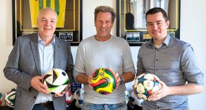 Broadcast Solutions gibt Übernahme von PMT bekannt Stefan Breder, Christian Gärtner und Maximilian Breder (von links, Foto: Broadcast Solutions)