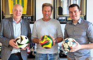 Broadcast Solutions gibt Übernahme von PMT bekannt Stefan Breder, Christian Gärtner und Maximilian Breder (von links, Foto: Broadcast Solutions)