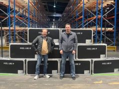 NicLen hat in ACME Pixel Line IP und Tornado IP investiert Detlef Wiedenhöft mit Jörg Stöppler (von links, Foto: Focon Showtechnic)