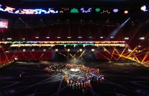 Africa Cup-Eröffnung mit PRG Hex Panels Gen 2 Africa Cup-Eröffnung mit PRG Hex Panels Gen 2 (Fotos: PRG)