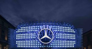 Lichtinszenierung für Mercedes-Benz auf der IAA Mobility