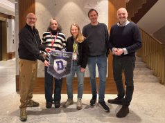 Industry Board: D.College bekommt fachliches Beratungsgremium Michael Brill, Céline Kühnel, Inga Esseling, Uli Meyer-Madaus und Johannes Everke (von links, Foto: D.Live)