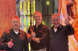 Fournell hat in ROE Visual Topaz 1.9 investiert Thomas Randl, Erik Baum und Holger Amann (von links, Foto: ROE Visual)