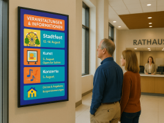 Digital Signage-Software DSShow jetzt auch für Android DSShow im Einsatz (Foto: SignApp)