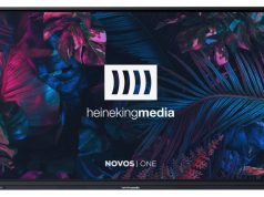 heinekingmedia präsentiert neue Display-Lösung Novos One Novos One (Foto: heinekingmedia)
