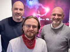 BDKV setzt Zeichen als erstes LiveKomm-Fördermitglied Thore Debor und Christian Ordon von der LiveKomm mit Johannes Everke vom BDKV (von links, Foto: BDKV)