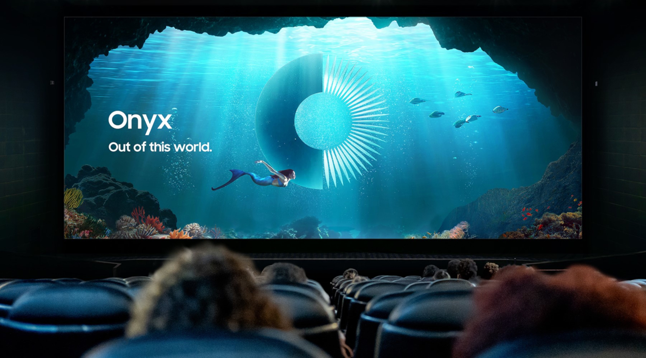 Samsung präsentiert 14-Meter-Onyx-Cinema-LED (Foto: Samsung) Samsung präsentiert 14-Meter-Onyx-Cinema-LED (Foto: Samsung)