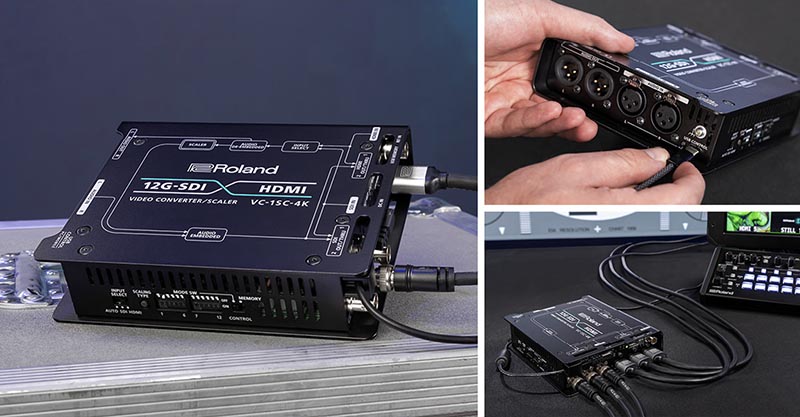 Roland präsentiert den VC-1SC-4K (Foto: Roland) Roland präsentiert den VC-1SC-4K (Foto: Roland)