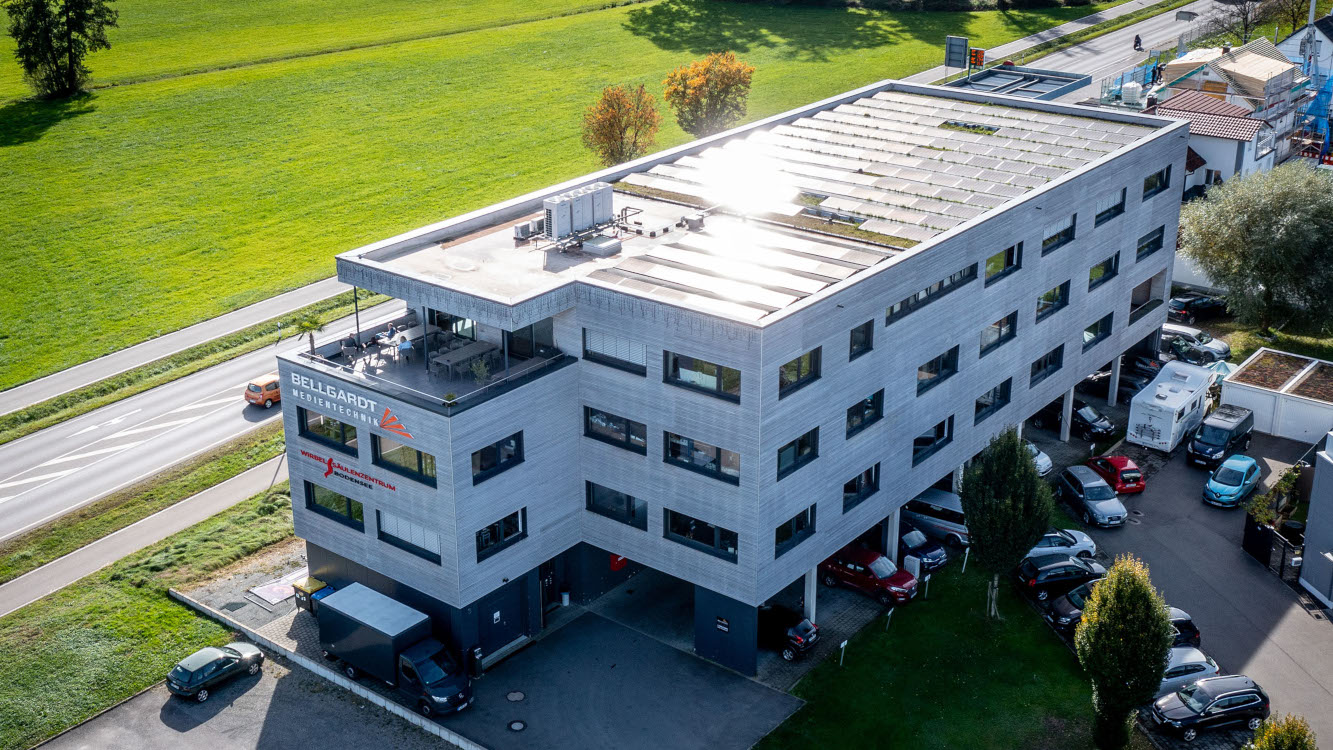 Bellgardt Unternehmenssitz in Meckenbeuren (Foto: Bellgardt Medientechnik) Bellgardt Unternehmenssitz in Meckenbeuren (Foto: Bellgardt Medientechnik)