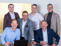 Nüssli erweitert Führung um ersten Chief People Officer Boban Atanasovski (hinten links) verstärkt Nüssli-Geschäftsleitung (Foto: Nüssli)