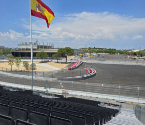 Nüssli mit temporären Eventbauten für die Formel 1 in Madrid (Fotos: Nüssli)