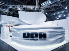 UPM Group mit 3D-gedrucktem Messestand bei der EuroShop UPM Group bei der EuroShop 2026 (Fotos: UPM Group)