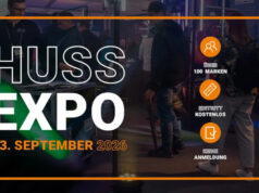Huss Expo 2026: Branchentreff startet am 23. September Visual zur Huss Expo 2026 (Foto: Huss Licht & Ton)