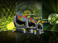 Drei neue B-EYE RGBL-Movingheads von Claypaky Claypaky launcht neue B-EYE Family (Foto: Claypaky)