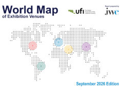 UFI legt aktualisierte Messegelände-Weltkarte vor (Grafiken: UFI)