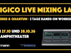 Zweitägiges DiGiCo Praxistraining im Thomann Amphitheater