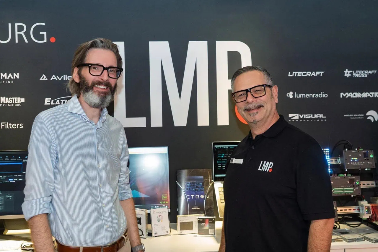 Marc Petzold und Attilio Messina (von links, Foto: LMP Lichttechnik) Marc Petzold und Attilio Messina (von links, Foto: LMP Lichttechnik)